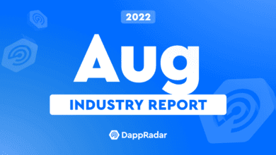 Informe de la industria de la cadena de bloques de DappRadar: agosto de 2022