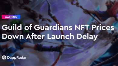 Los precios de NFT de Guild of Guardians bajan después del retraso en el lanzamiento