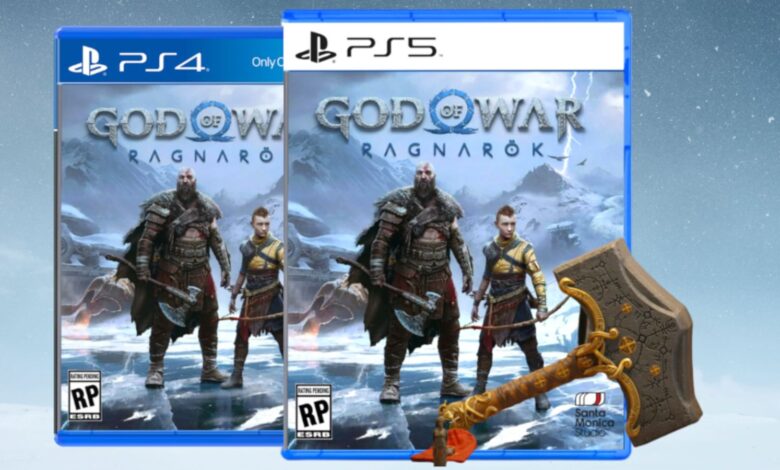 god of war ragnarok ps5 and ps4 retail copies
