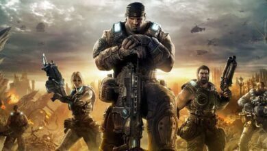 Gears of War 3 Marcus, Anya, Dom, Cole, and Jace