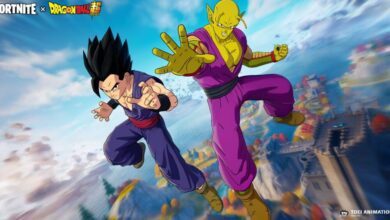 Gohan and Piccolo in Fortnite
