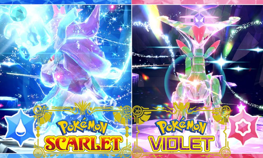 Walking Wake and Iron Leaves Tera Raid Battles in Pokemon Scarlet and Violet
