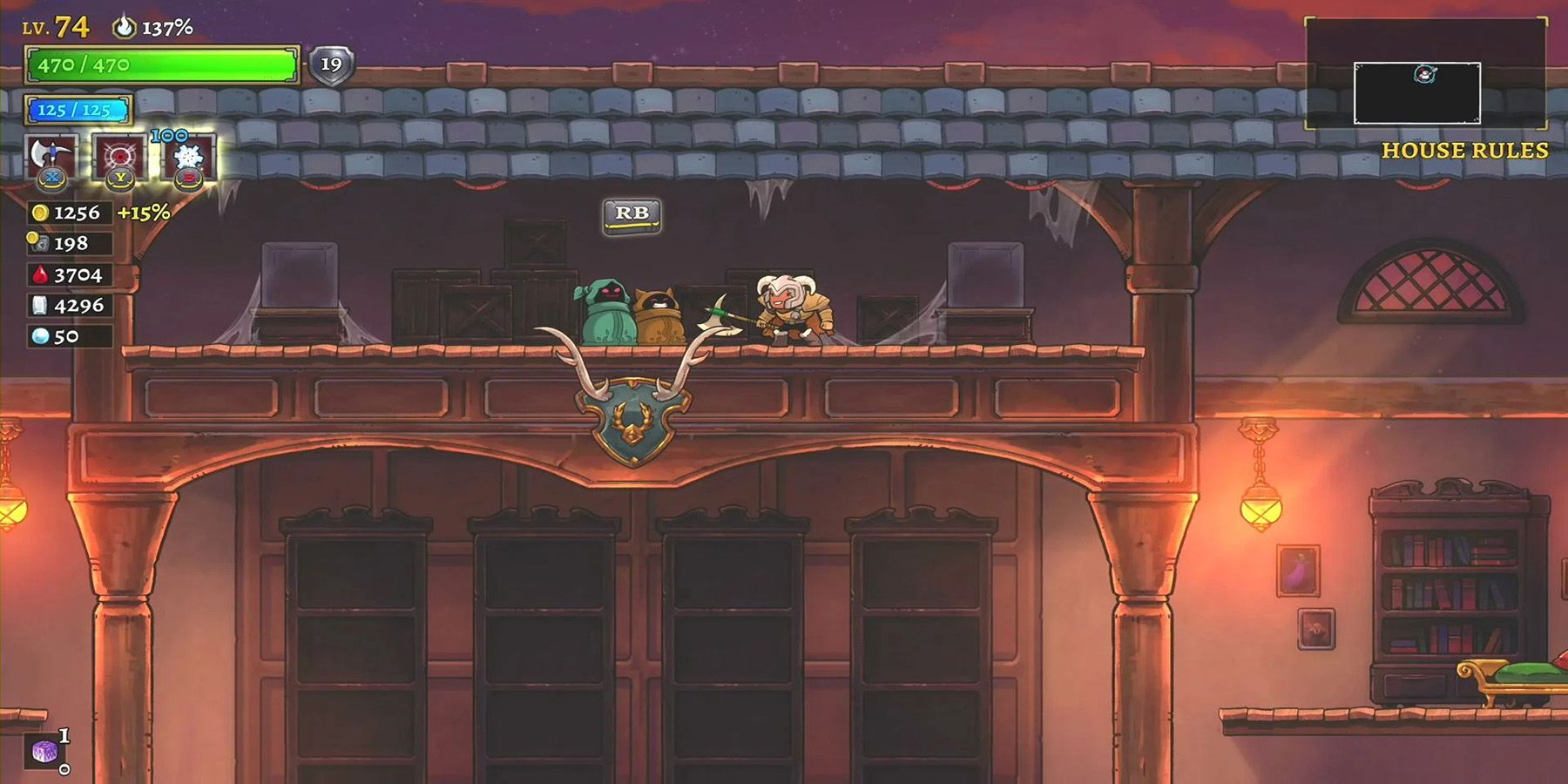 image showing soul shop in rogue legacy 2.