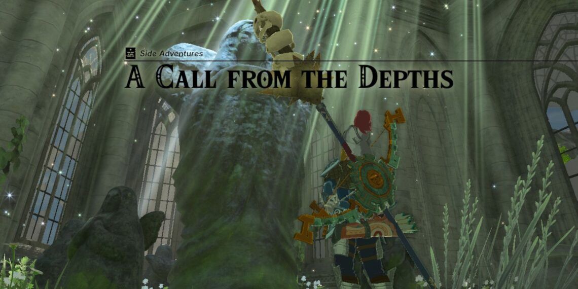 zelda totk a call from the depths walkthrough
