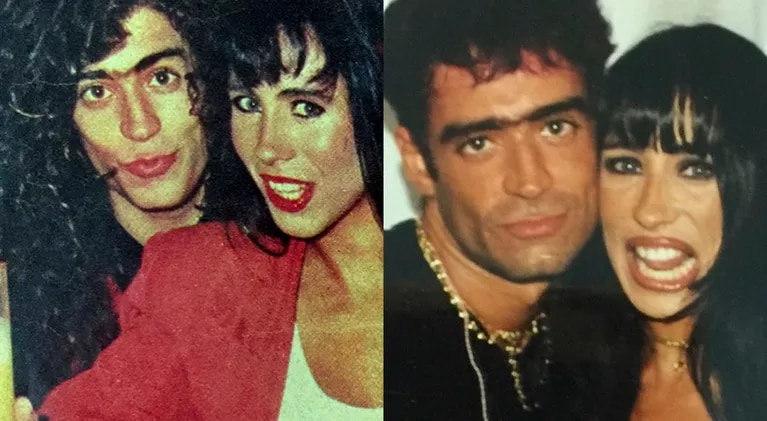 Juntos. Marixa Balli y Rodrigo Bueno, durante los años que estuvieron en pareja. 
